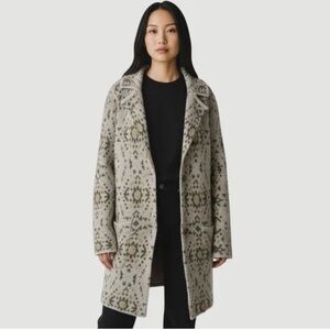 Free People Aztec Print Long Cardigan • MEDIUM